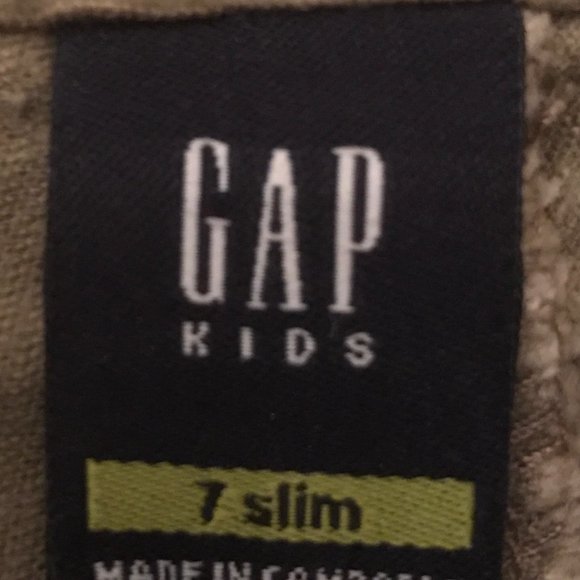 Gap Kids 5-Pocket Tan Butterfly Jeans 100% Cotton - Picture 3 of 3